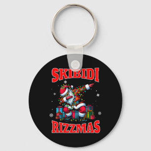 Skibidi Rizzmas Sigmas Funny Middle School Alpha C Key Ring