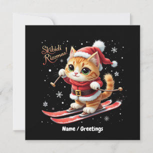 Skibidi Rizzmas The Ultimate Funny Christmas Meme Invitation