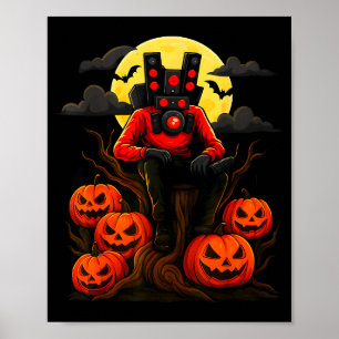 Skibidi Toilet Sigmas Don't Do Costumes Funny Hall Poster