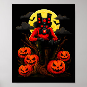 Skibidi Toilet Sigmas Don't Do Costumes Funny Hall Poster