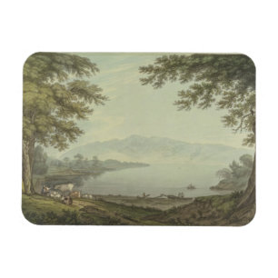 Skiddaw and Derwent Water (pen & ink with w/c over Magnet