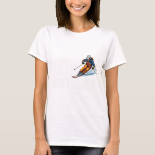 Skier 10th Birthday Ski Boy Girl 10th Birthday Ski T-Shirt