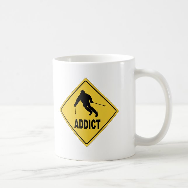 Skier 1 coffee mug (Right)