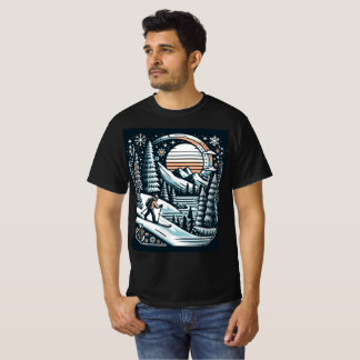 Skier and Winter T-Shirt