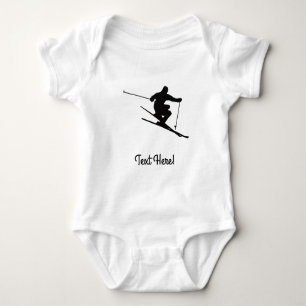Skier Baby Bodysuit