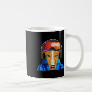 Skier Cirnechi Dell’etna Snowboarding Dog  Coffee Mug
