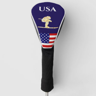 SKIER GOLF HEAD COVER