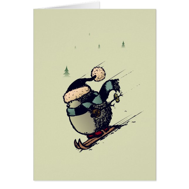 Skier hedgehog (Front)