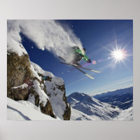 Skier in Midair
