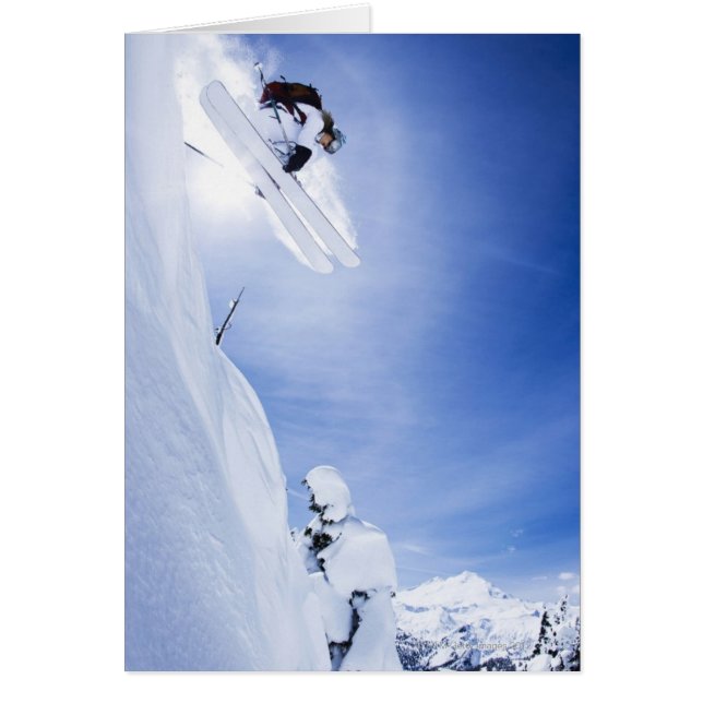 Skier Jumping (Front)