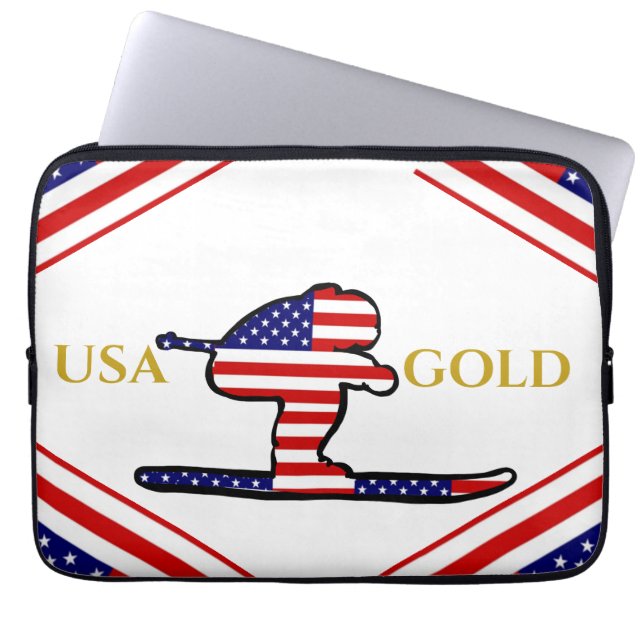 SKIER LAPTOP SLEEVE (Front)