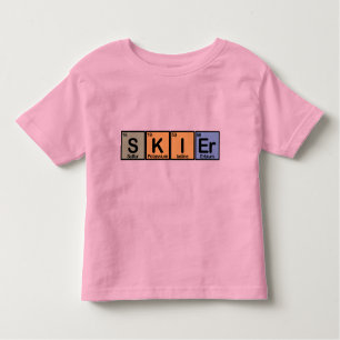 Skier made of Elements Toddler T-Shirt