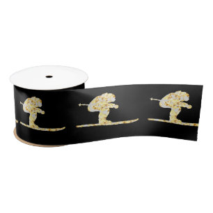 Skier Satin Ribbon