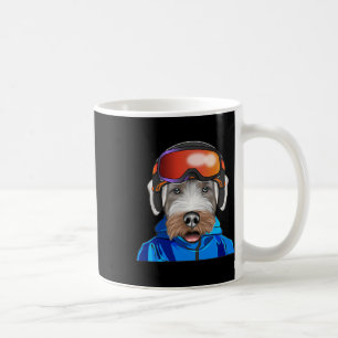 Skier Sealyham Terrier Snowboarding Pocket Coffee Mug