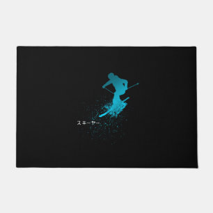 Skier, Ski, Japanese Doormat