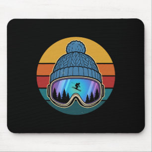 Skier Ski Winter Sports Slopes Mountains Skiing Sp Mouse Pad