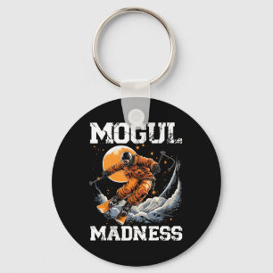 Skier Skier Ski Season Winter Sport Snow Mogul Ski Key Ring