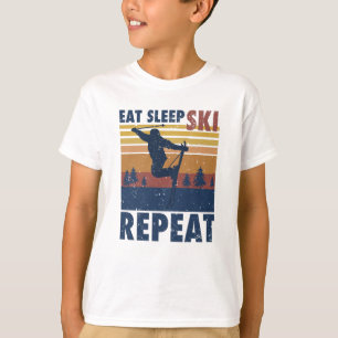 Skier Skiing Funny Saying Gift T-Shirt