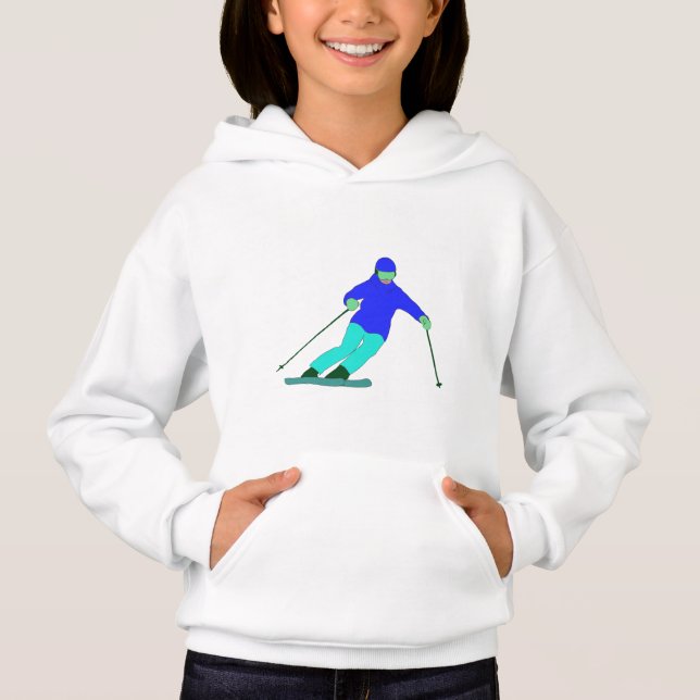 Skier Snow Skiing   (Front)