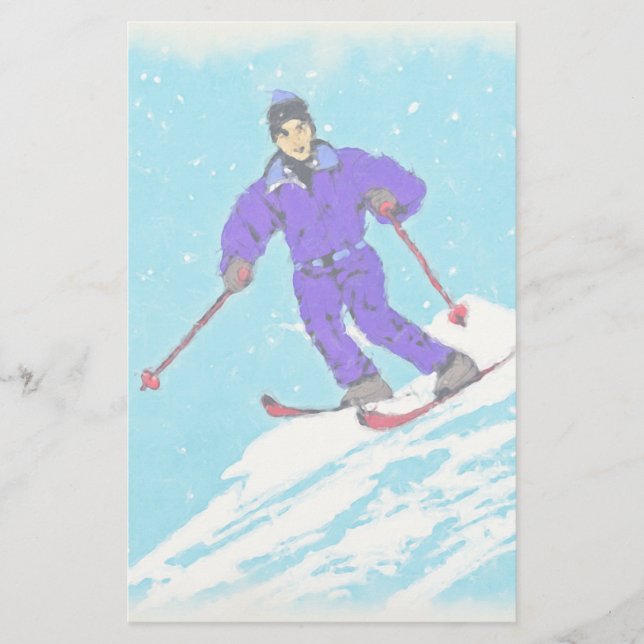 SKIER STATIONERY (Front)