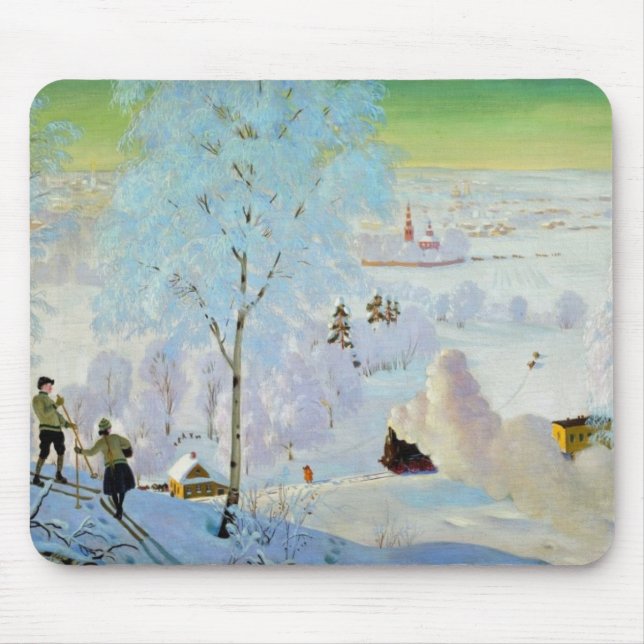 Skiers 1919 mouse pad (Front)