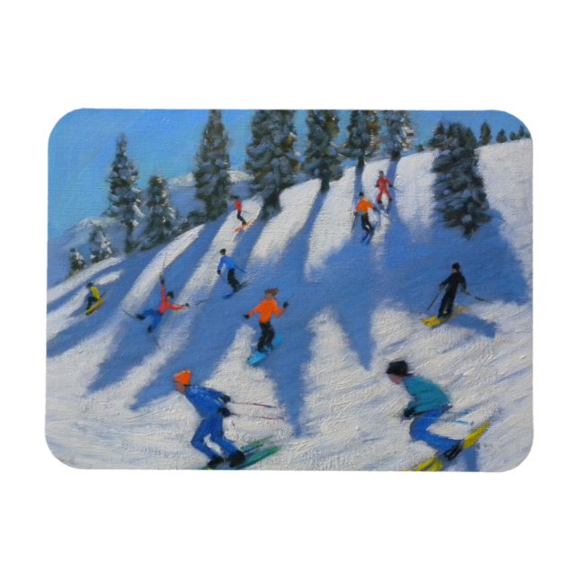 Skiers Lofer 2010 Magnet (Horizontal)