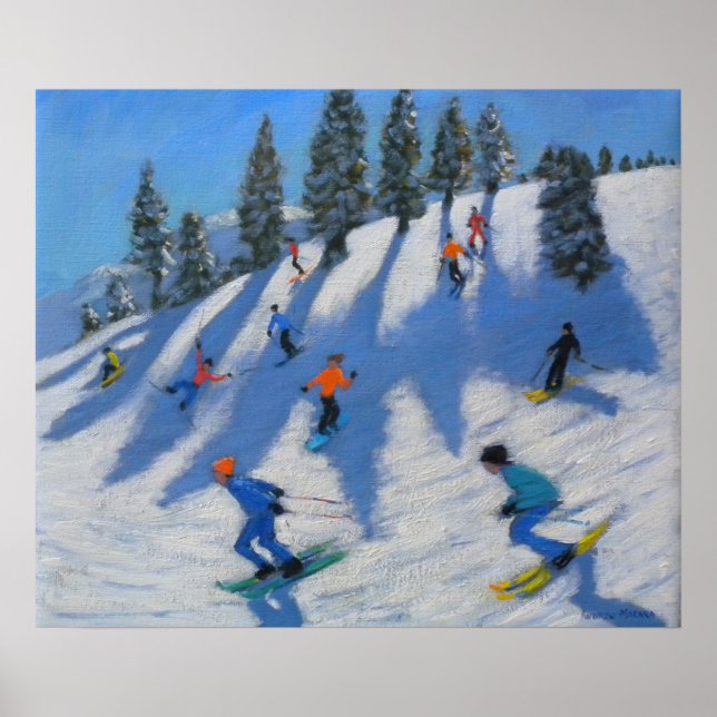 Skiers Lofer 2010 Poster (Front)