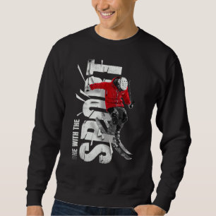 Skiers Mountains Skiing Alpine Winter Sports Sweatshirt