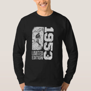Skiers Skier Vintage born 1953 Birthday Skiing Ski T-Shirt