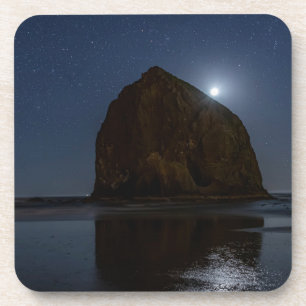 Skies Above Haystack Rock Cannon Beach, Oregon Coaster