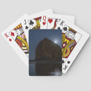 Skies Above Haystack Rock Cannon Beach, Oregon Playing Cards