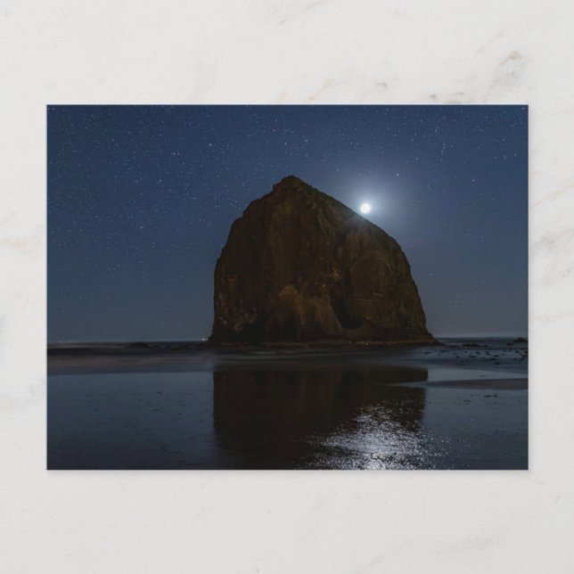 Skies Above Haystack Rock | Cannon Beach, Oregon Postcard (Front)