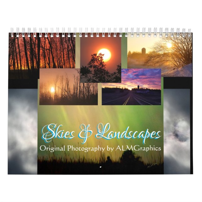 Skies & Landscapes Photography - customisable Calendar (Cover)