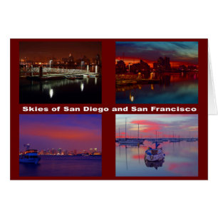 Skies of San Diego and San Francisco