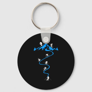 Skifahren Ist Das Leiwandste  Key Ring