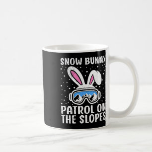 Skifahrer Snow Bunny Patrol On The Slopes Security Coffee Mug