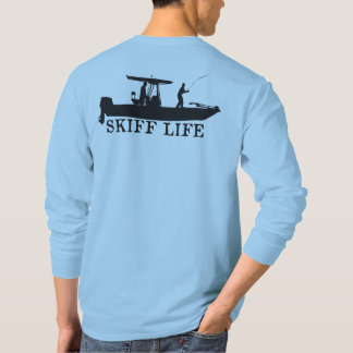 Skiff Life T-Top Boat Fishing - Centre Console T-Shirt