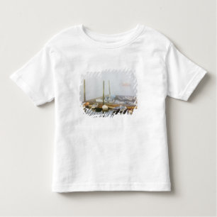 Skiffs and morning fog in Southwest Harbour, Toddler T-Shirt
