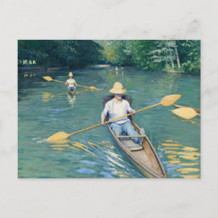 Skiffs by Gustave Caillebotte Postcard
