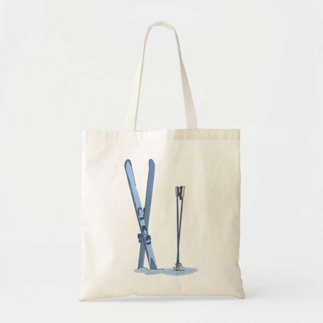 Skiing 6 Skiing Lover Tote Bag (Front)