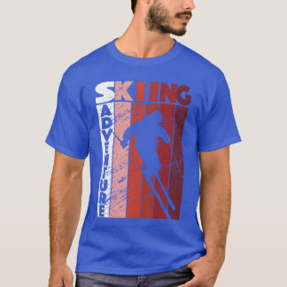 Skiing Adventure Ski Winter Sports Outr funny frie T-Shirt