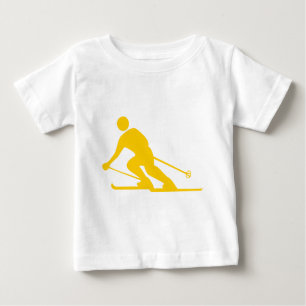 Skiing - Amber Baby T-Shirt