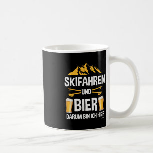 Skiing And Beer Apres Ski Party Costume Winter Spo Coffee Mug