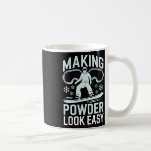 Skiing And Snowboarding Beginner Winter Sports Ent Coffee Mug