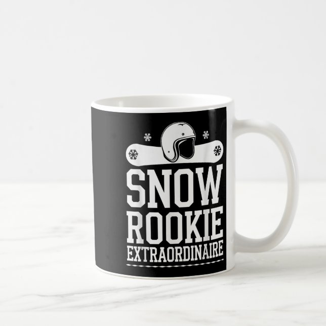 Skiing And Snowboarding Beginner Winter Sports Ent Coffee Mug (Right)