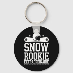 Skiing And Snowboarding Beginner Winter Sports Ent Key Ring