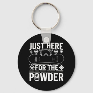 Skiing And Snowboarding Beginner Winter Sports Ent Key Ring