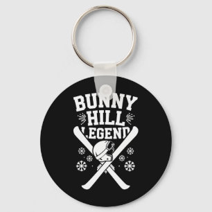 Skiing And Snowboarding Beginner Winter Sports Ent Key Ring