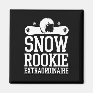 Skiing And Snowboarding Beginner Winter Sports Ent Magnet