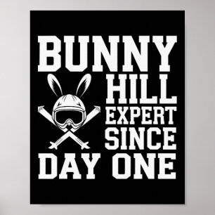 Skiing And Snowboarding Beginner Winter Sports Ent Poster